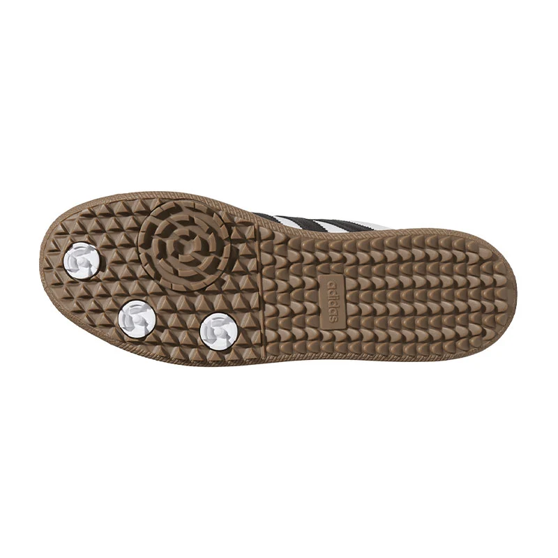 ADIDAS Originals Samba Unisex Spikeless Shoes (White/Black/Gum) - Image 4
