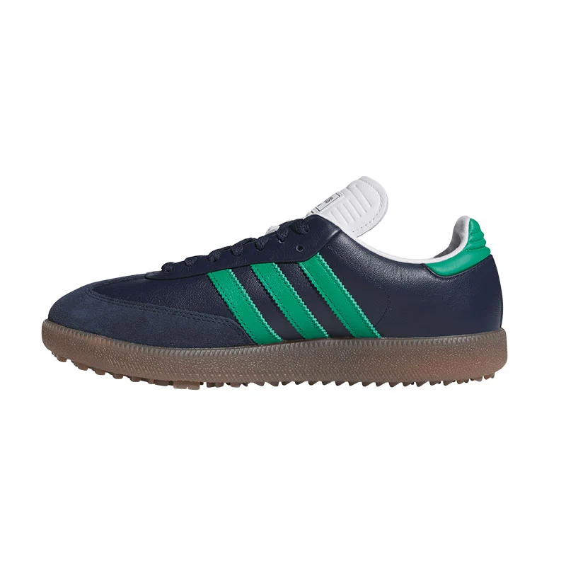 ADIDAS Samba Men's Spikeless Shoes (Indigo/Green) - Image 2
