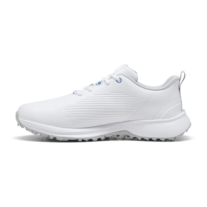 PUMA Fusion Grip SL Sport Men's Spikeless Shoes (White/Blue) - Image 2