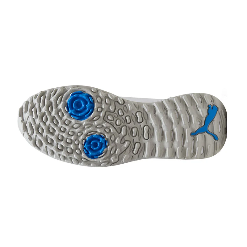 PUMA Fusion Grip SL Sport Men's Spikeless Shoes (White/Blue) - Image 4