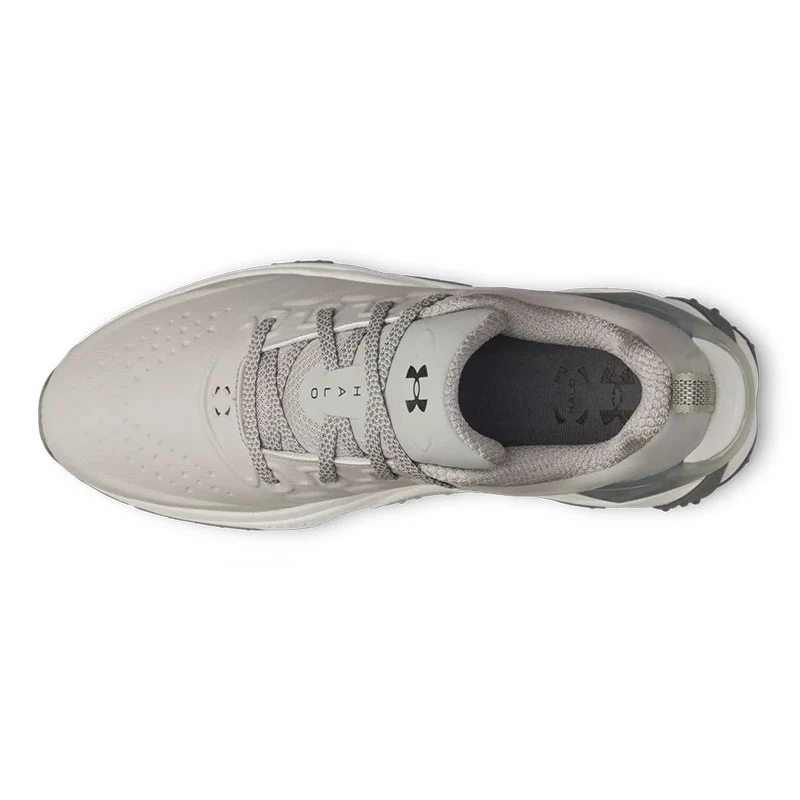 UNDER ARMOUR Halo Tour Men's Spikeless Shoes (Titanium/Grey/Green) - Image 3
