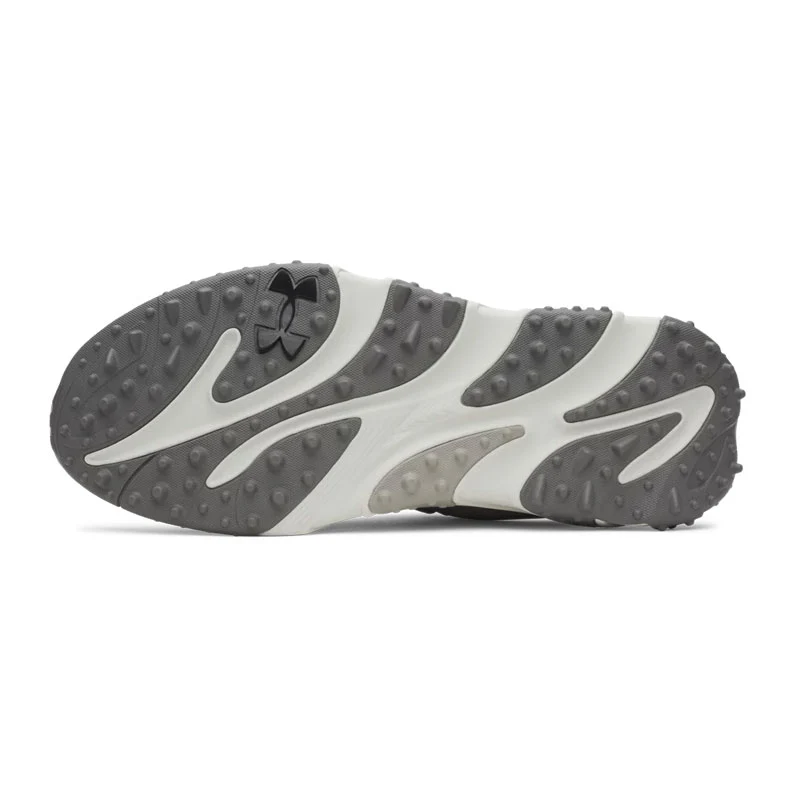 UNDER ARMOUR Halo Tour Men's Spikeless Shoes (Titanium/Grey/Green) - Image 4