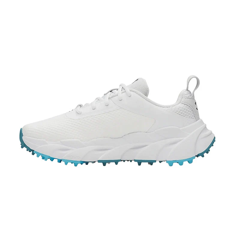 UNDER ARMOUR Halo Hybrid Women's Spikeless Shoes (White/Navy) - Image 2