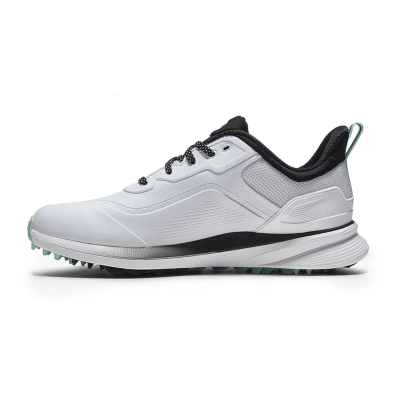 FOOTJOY Pro/SL Men's Spikeless Shoes (White/Black/Green) - Image 2