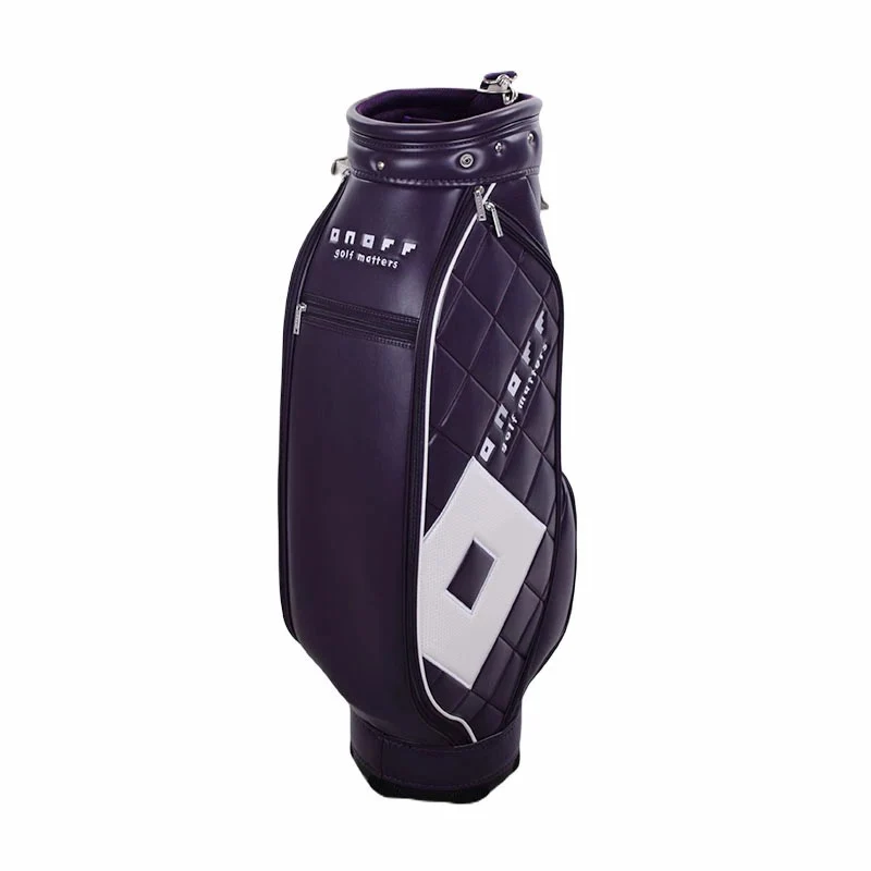 ONOFF OB7923 8.5" Women's Caddie Bag (Purple/White) - Image 2