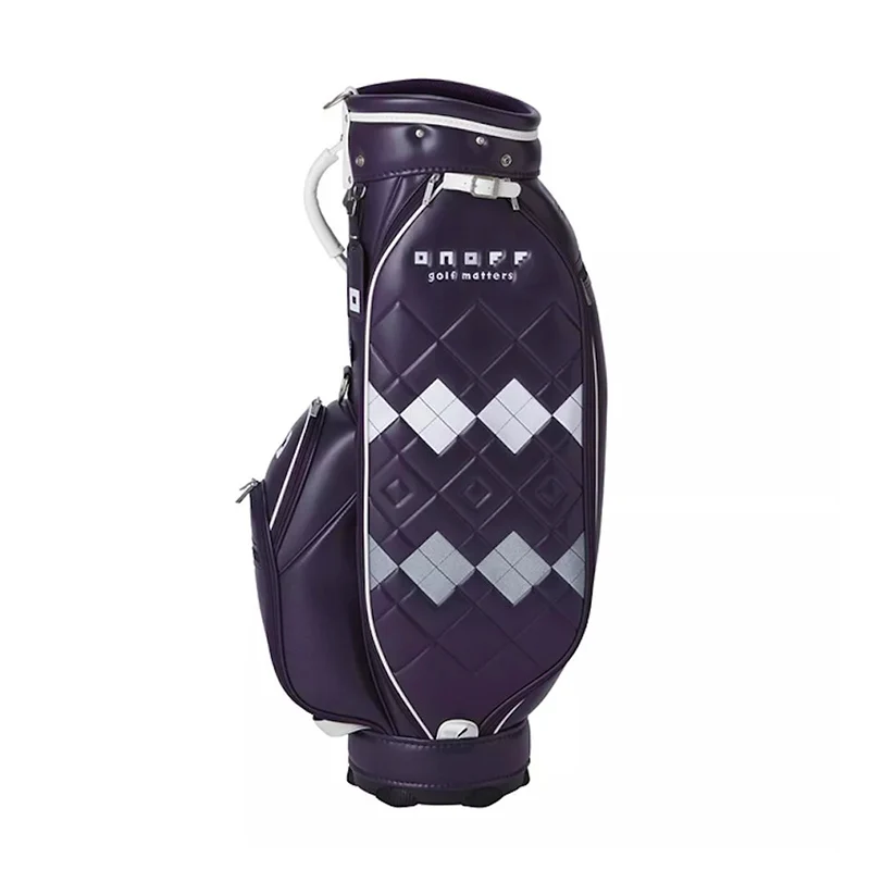ONOFF OB7923 8.5" Women's Caddie Bag (Purple/White) - Image 3