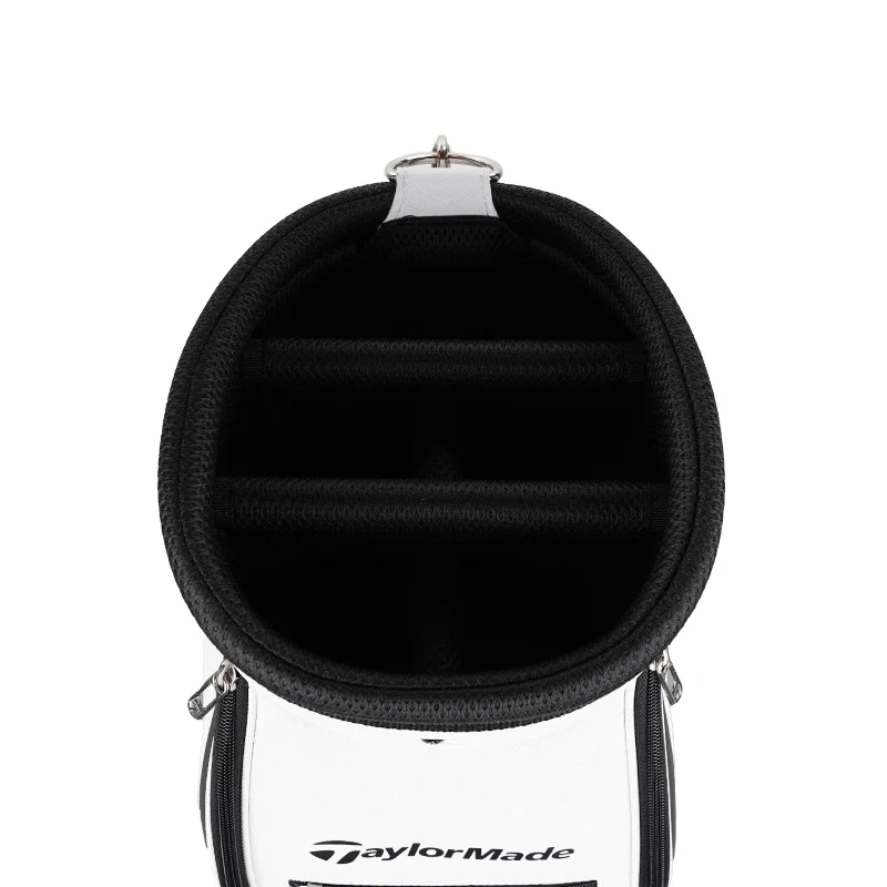 TAYLORMADE TM24 9" True-Lite Cart Bag (White/Black) - Image 3