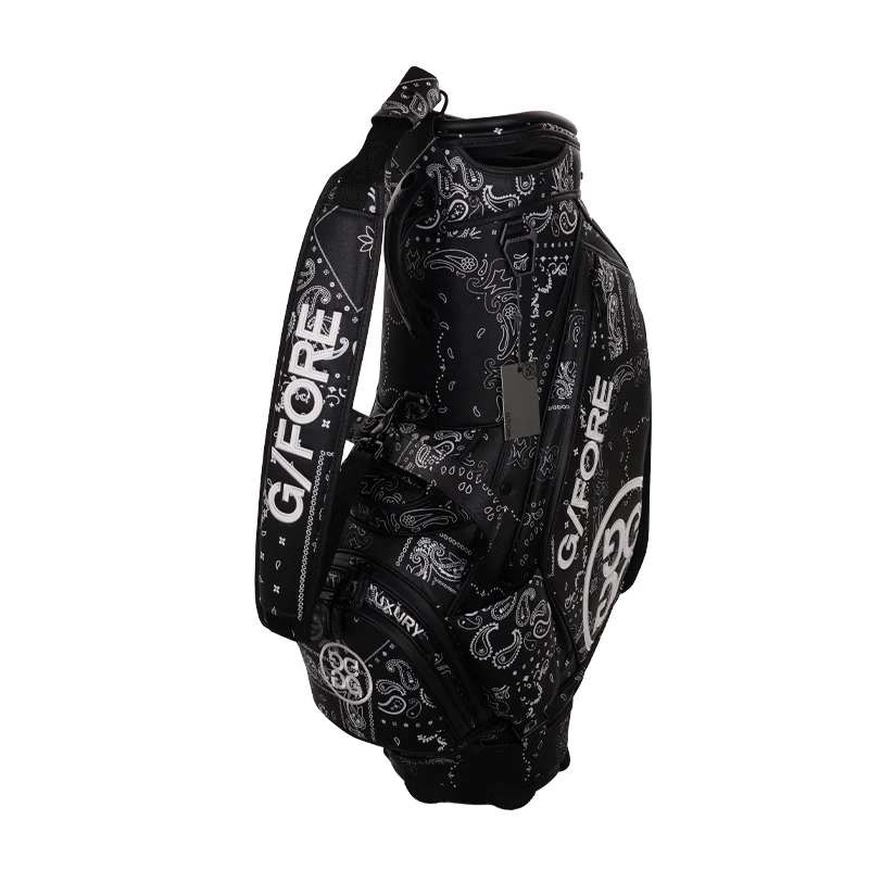 GFORE Saffiano Boro Tour Caddie Bag (Onyx)