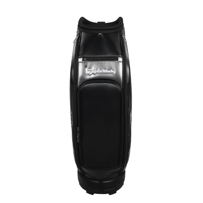 TAYLORMADE 9.5" Auth-Tech Cart Bag (Black/Grey) - Image 3