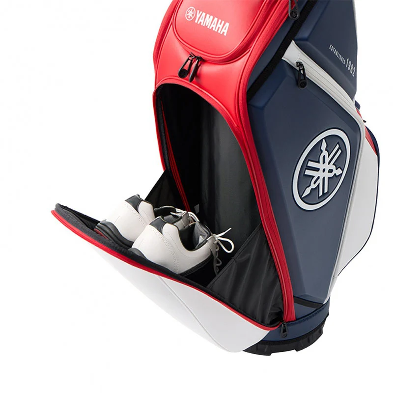 YAMAHA 9.5" Caddie Bag (White/Navy/Red) - Image 3