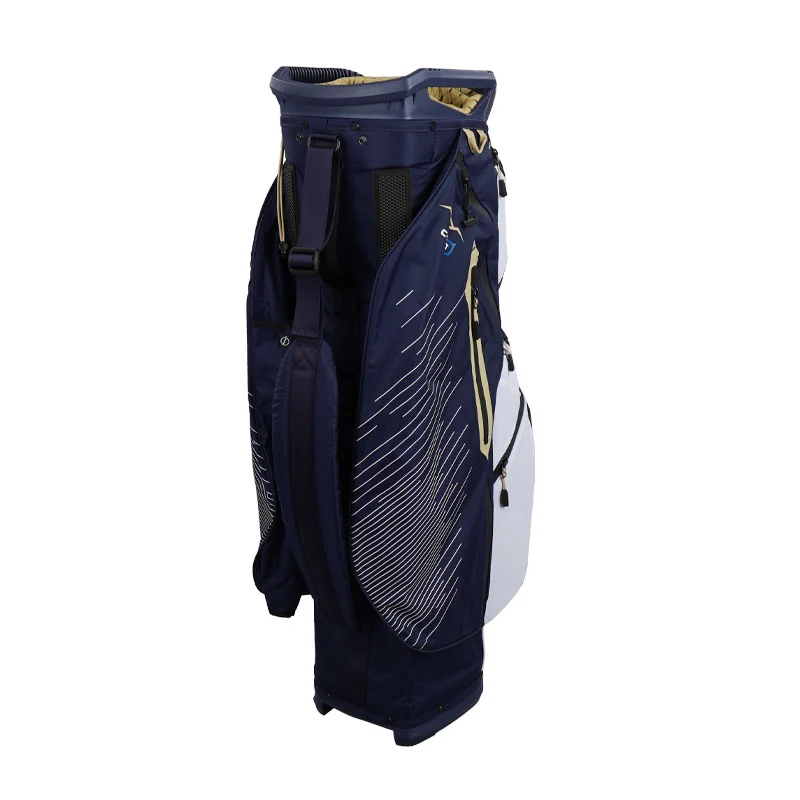 SUN MOUNTAIN 9" C130 H2NO 14-Way Cart Bag (Navy/White/Yellow) - Image 2