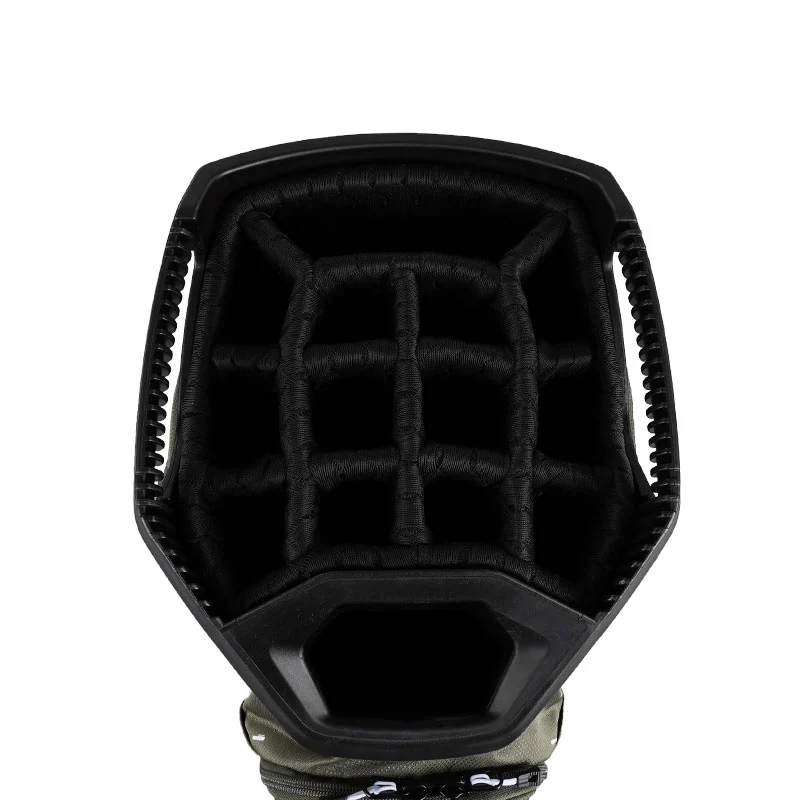 SUN MOUNTAIN 9" C100 14-Way Cart Bag (Black/Green/Red) - Image 4