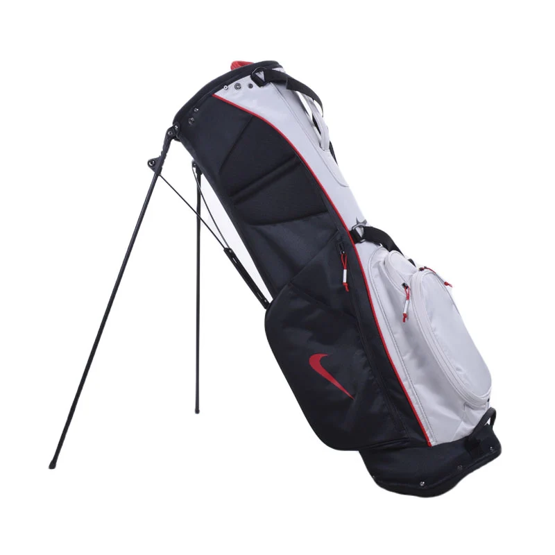 NIKE Sport Lite Stand Bag (Grey/Black/Red) - Image 2