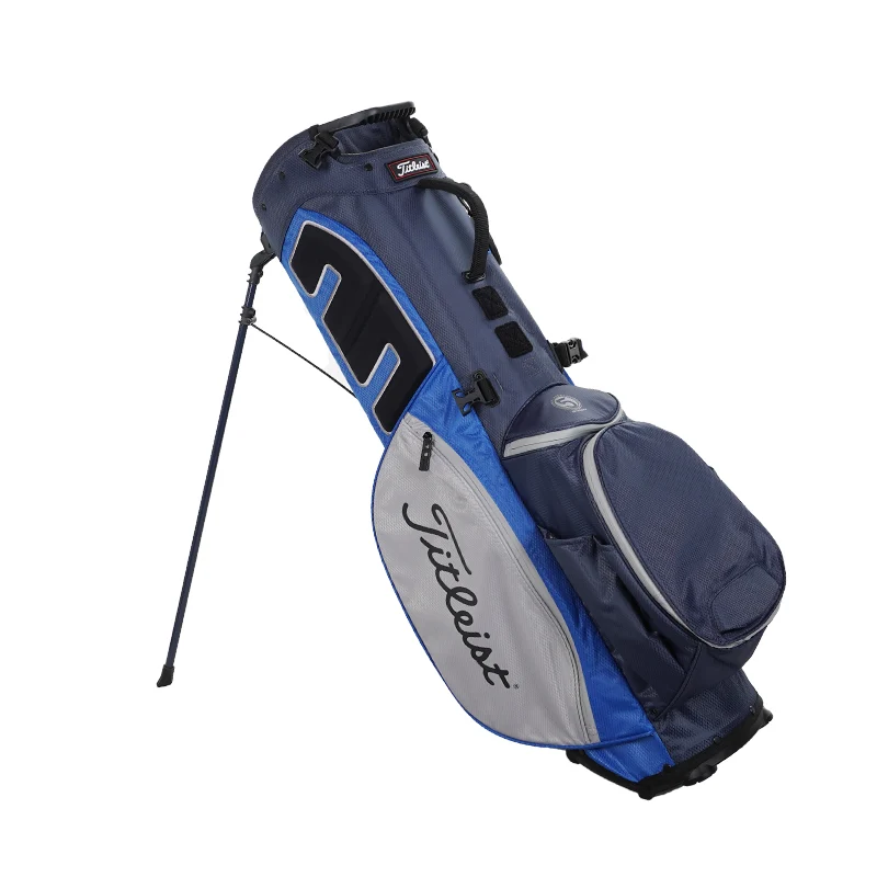 TITLEIST Players 5 StaDry Stand Bag (Navy/Royal/Grey) - Image 2
