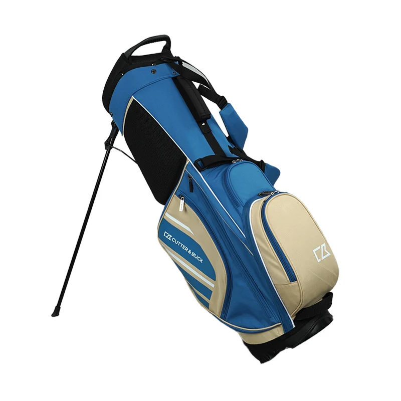 CUTTER & BUCK 9" Stand Bag (Blue/Beige) - Image 2