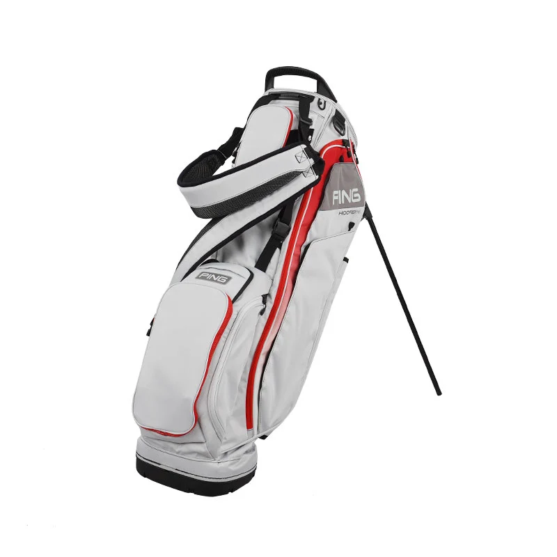 PING Hoofer 14 Stand Bag (Grey/Red)