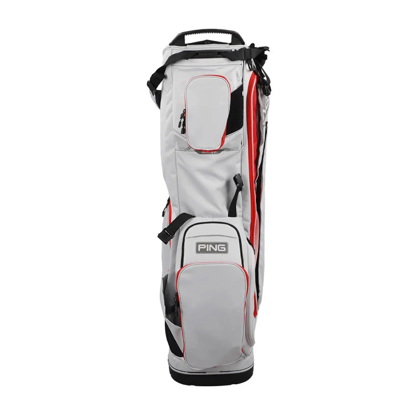 PING Hoofer 14 Stand Bag (Grey/Red) - Image 3