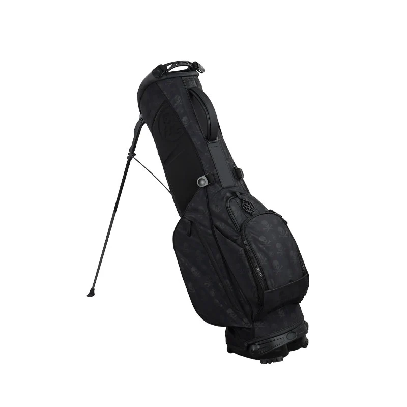 GFORE Scramble Skull & Tees Parachute Stand Bag (Onyx) - Image 2