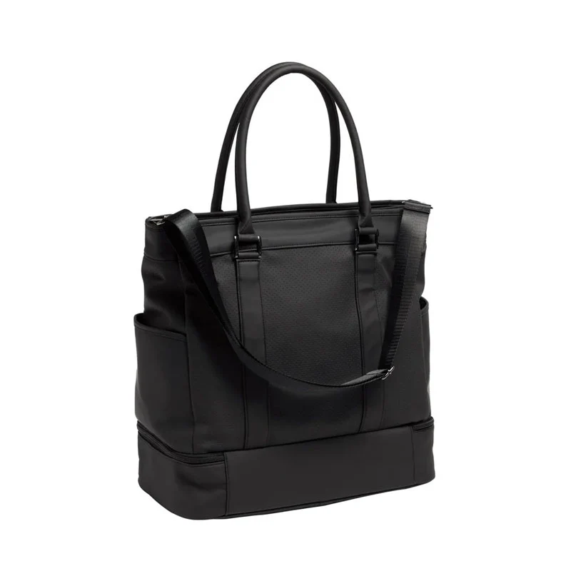 LE COQ SPORTIF GOLF Two-Layer Tote Boston Bag (Black) - Image 2
