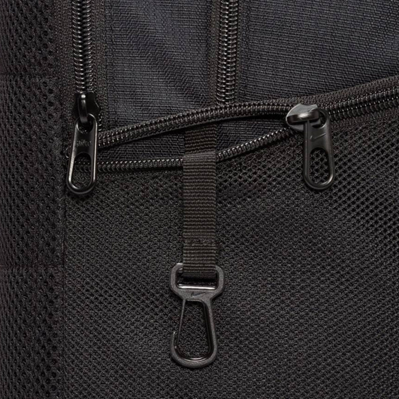 NIKE Brasilia 9.5 Men's Backpack (Black/Black/White) - Image 3