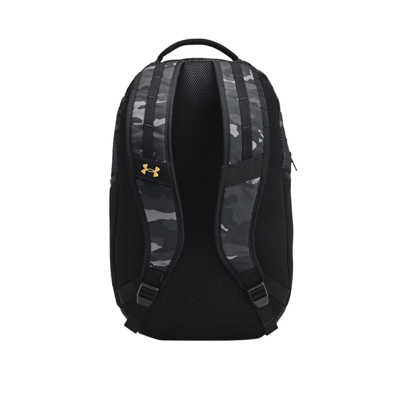 UNDER ARMOUR Hustle 6.0 Backpack (Black/Black/Gold) - Image 2