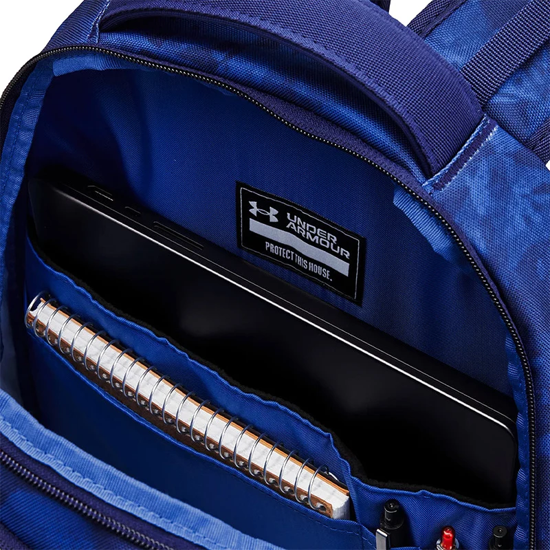 UNDER ARMOUR Hustle 6.0 Backpack (Blue/Navy/Silver) - Image 4