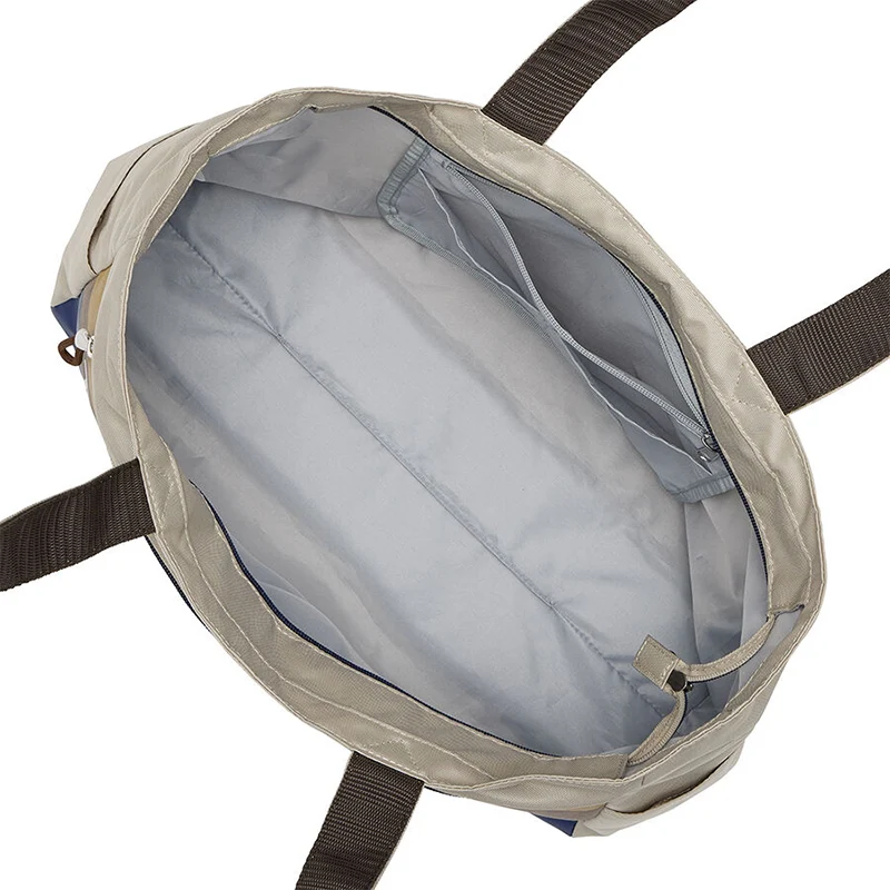 TAYLORMADE Golden-State Round Tote (Beige/Navy) - Image 4