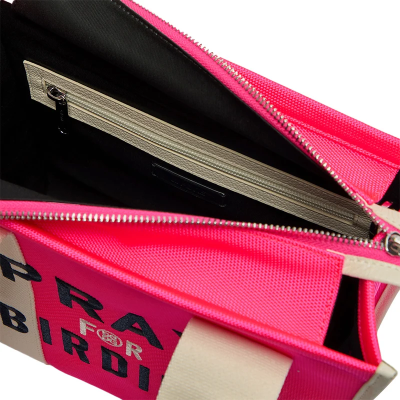 GFORE Pray for Birdies Canvas Square Bag (Knockout Pink) - Image 3