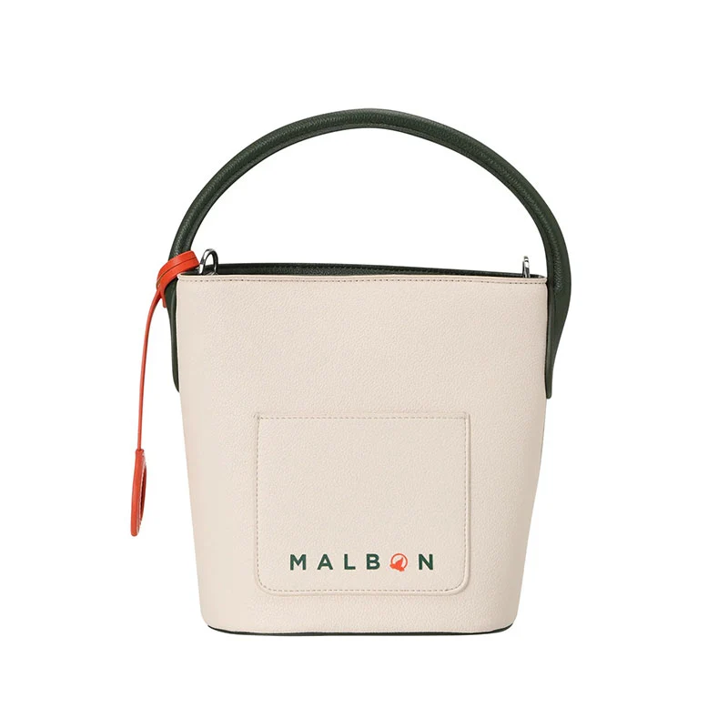HONMA x Malbon Golf Performance Tote Bag (White/Orange/Green) - Image 2