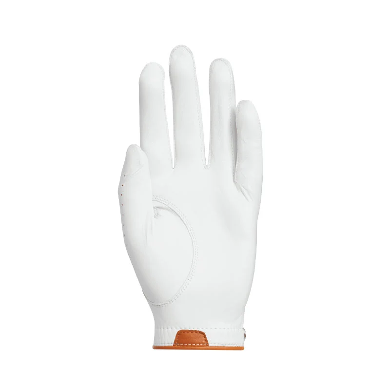 ADIDAS Originals Unisex Leather Glove (White/Orange) - Image 2