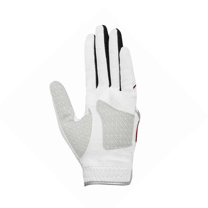 TAYLORMADE Intercross Lite Men's All Weather Glove (White/Red) - Image 2