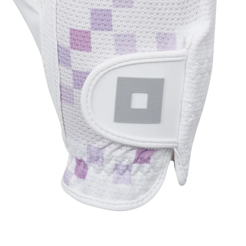 ONOFF Summer All Weather Women's Pair Gloves (White/Purple) - Image 4