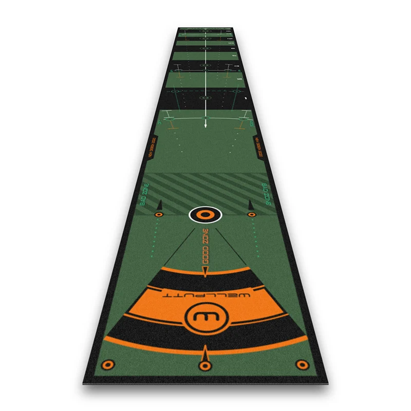 WELLPUTT Putting Mat Green - 400cm x 50cm
