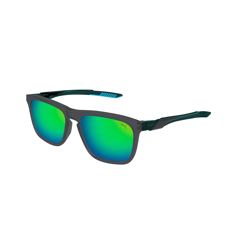 PUMA PU0376S Grey/Green/Green Sunglasses - Image 2