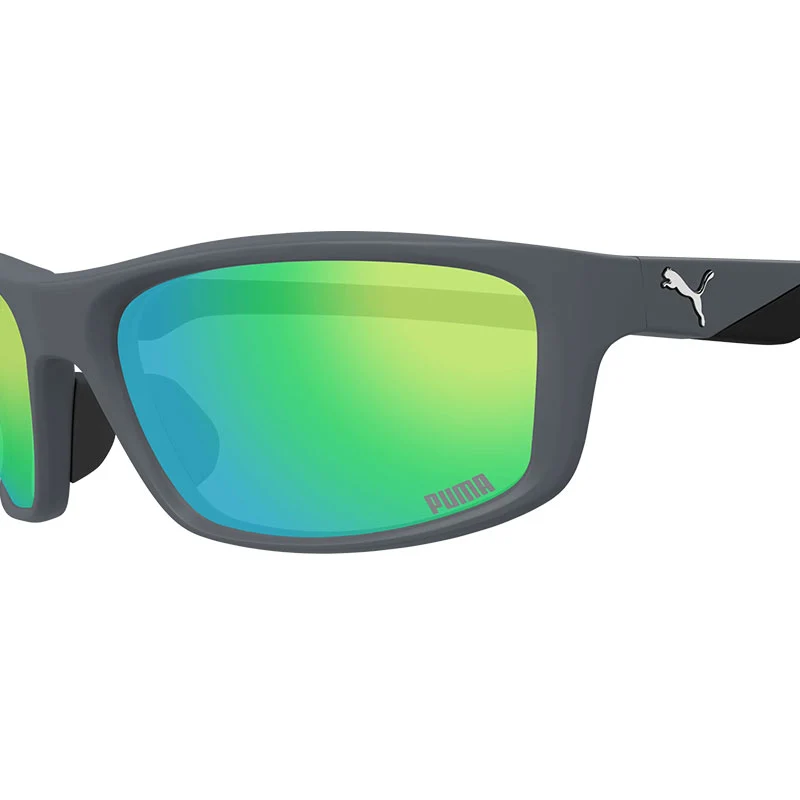 PUMA PU0408S Black/Green Sunglasses - Image 4