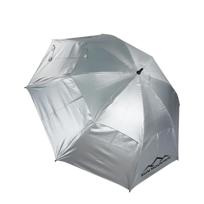 SUN MOUNTAIN 68" Double Canopy Manual Umbrella (Silver/Cavalry) - Image 3