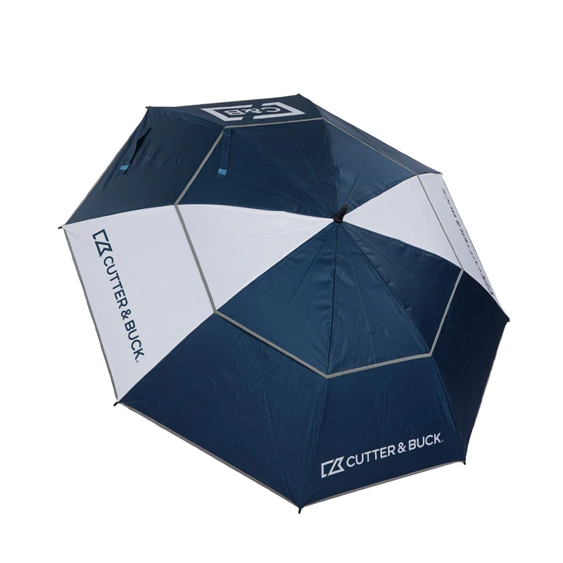 CUTTER & BUCK 30" Double Layer Umbrella (Blue) - Image 3