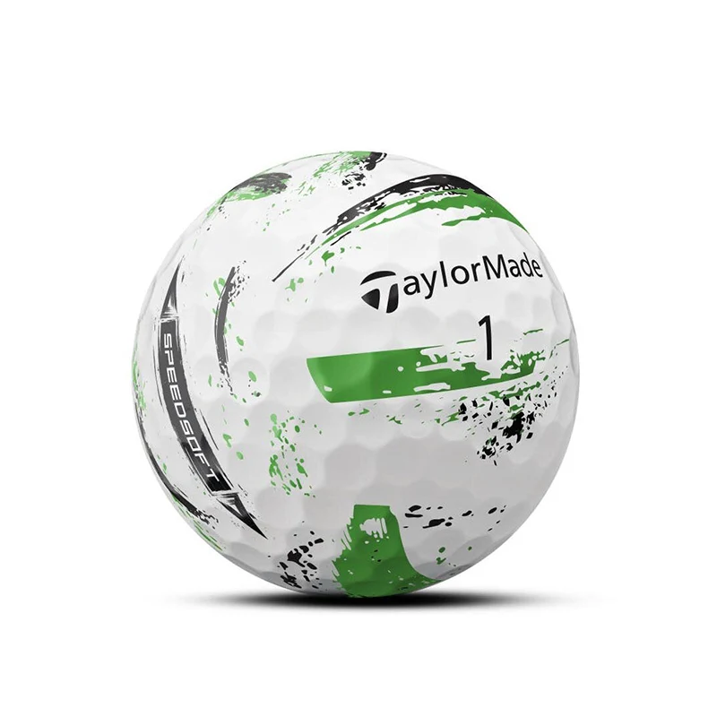 TAYLORMADE SpeedSoft Ink (2024) (Green) Golf Ball - Image 2